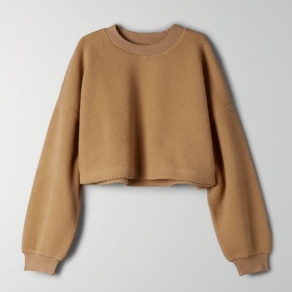 Aritzia Tops - Aritzia Sunday Best Lupa Cropped Sherpa Sweater